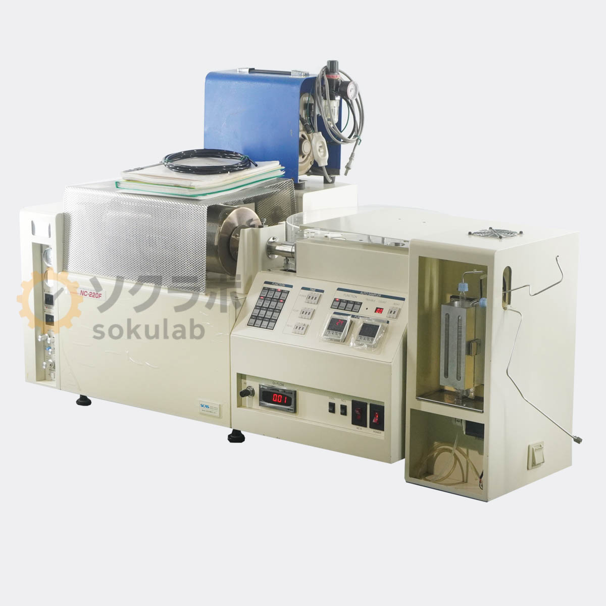 8日保証 SCAS NC-220F SUMIGRAPH スミグラフ AUTOMATIC HIGH SENSITIVE NC ANALYZER 住化分析センター 酸素循環燃焼方式 大容量N.C ANALYZER 