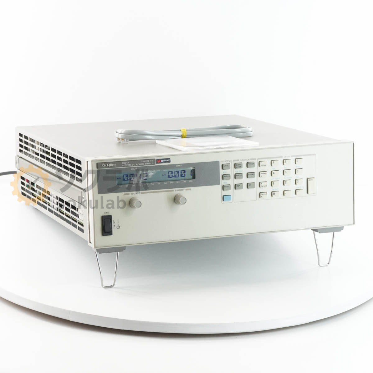 保証なし Agilent 6654A 0-60V/0-9A SYSTEM DC POWER SUPPLY hp アジレント Keysight キーサイト システム電源 DC電源 直流電源 