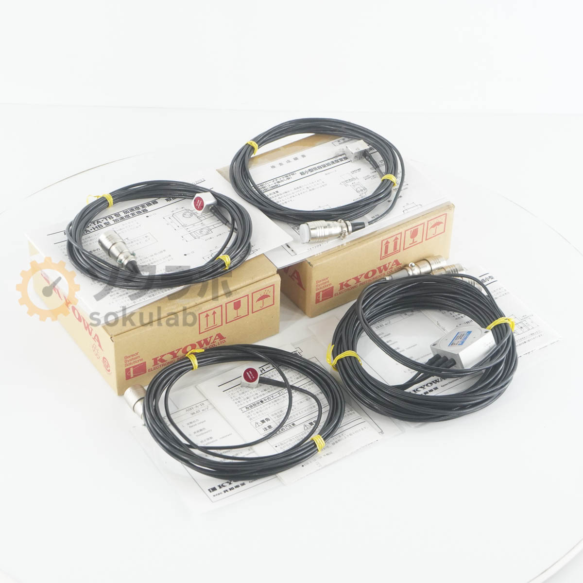 保証なし セット KYOWA AS-2TG AS-2GB AS-20HB ASH-A-10 Acceleration Transducer 共和電業 加速度変換器 