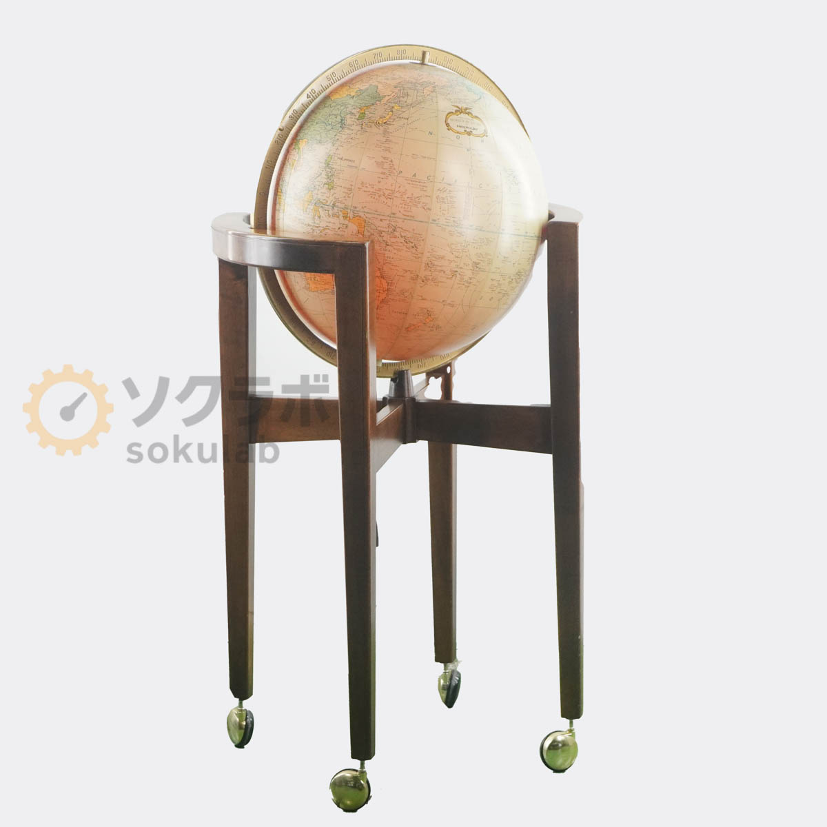 8日保証 Replogle HEIRLOOM GLOBE リプルーグル 地球儀 16インチ 照明器具付 Illuminated Globe 16 INCH DIAMETER 