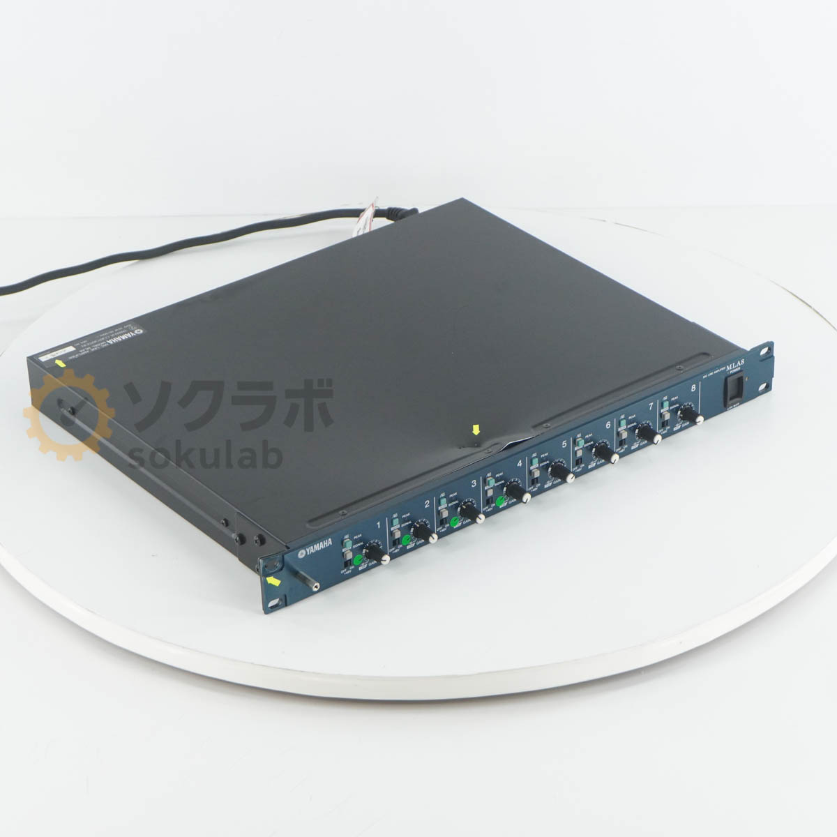 【保証あり】使用されていたものを入荷いたしました。 あくまでも中古品としてご理解の上でご購入お願いいたします。 詳細は写真にてご確認ください。【当商品について】商品内容詳細は写真からご確認をお願いいたします。【外観・動作・補足コメント】傷や汚れがあります。天面にへこみがあります。正面に変形箇所があります。シリアルNo.が一部破れております。電源コードは付属いたしません。【サイズ】高さ5.00cm×幅48.00cm×奥行38.00cm　重さ約5.00kg【サイズ補足】