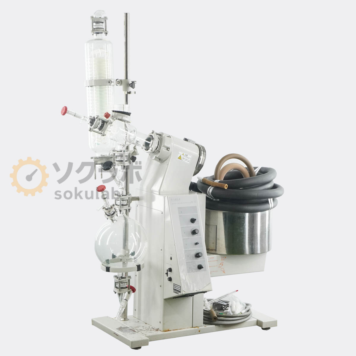 【中古】[DW]8日保証 動作確認済 EYELA N-12 単相200V ROTARY VACUUM EVAPORATOR アイラ 東京理化器械 ロータリーエバポレーター [08490-0010]