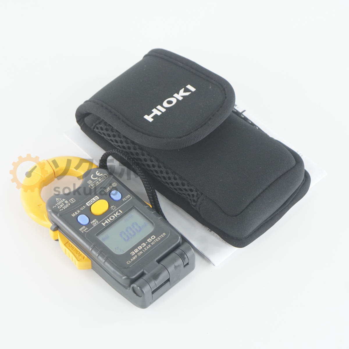 【中古】[DW]8日保証 HIOKI 3293-50 ~1000A ~300V CLAMP ON LEAK HiTESTER 日置 クランプオンリークハイテスター [08673-0001]