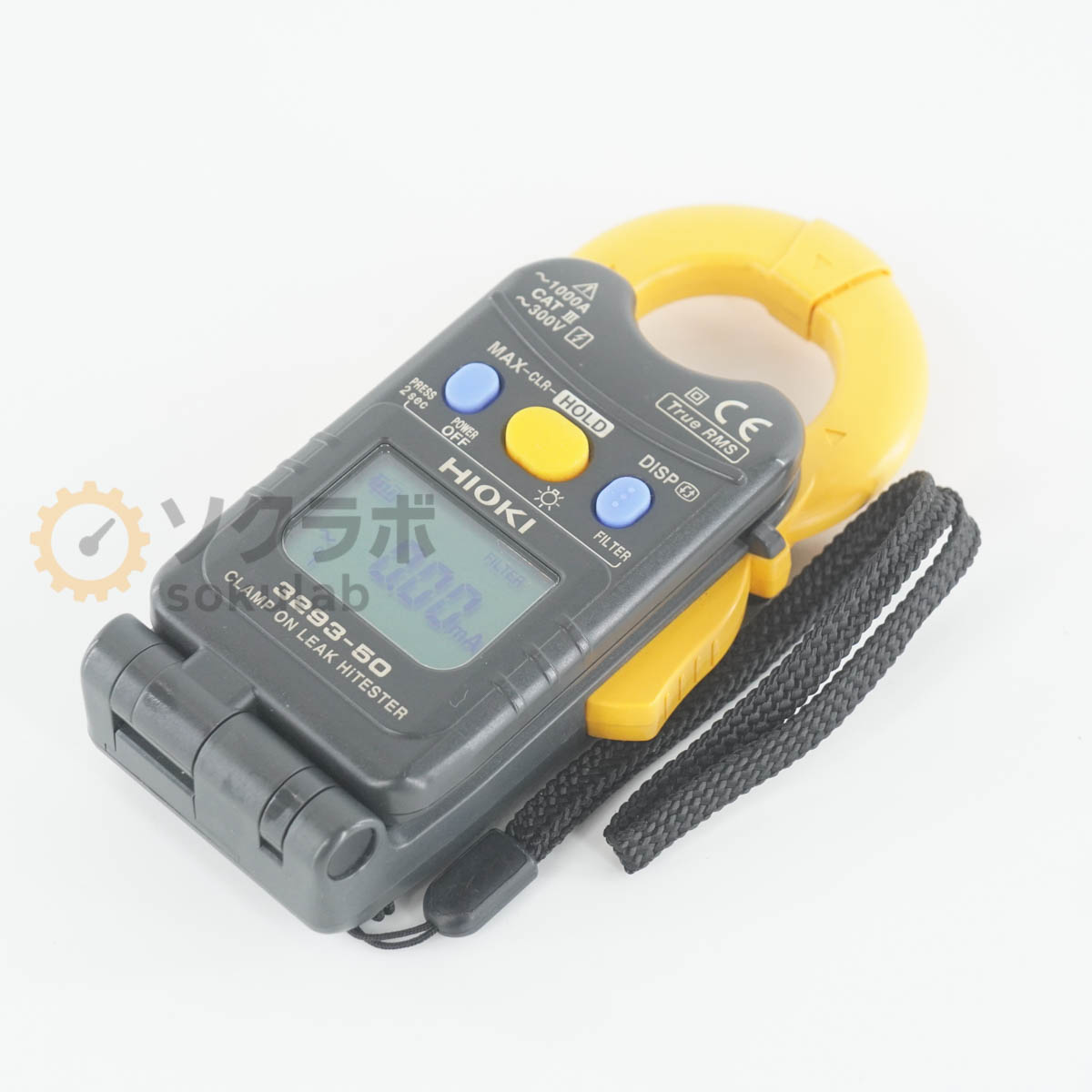 デンタショップの【中古】[DW]8日保証 HIOKI 3293-50 ~1000A ~300V CLAMP ON LEAK HiTESTER 日置 クランプオンリークハイテスター [08673-0001]｜アングル2