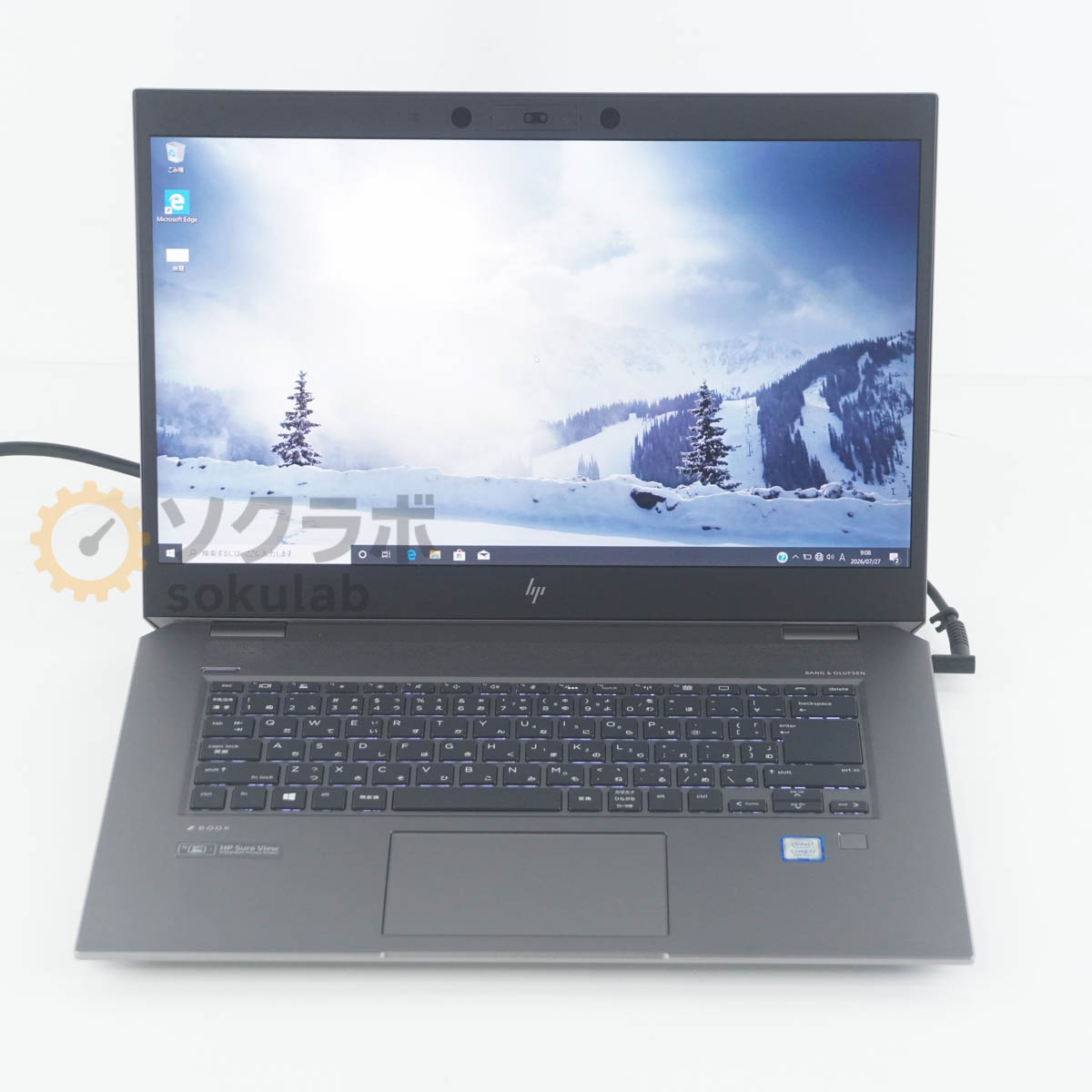デンタショップの【中古】[PG]8日保証 hp ZBook Studio G5 Core i7-9750H 2.60GHz/32GB/SSD512GB NVMe/Win10/Quadro P1000 ノートパソコン PC ノートPC Mobile Workstatio… [08627-0349]｜アングル3