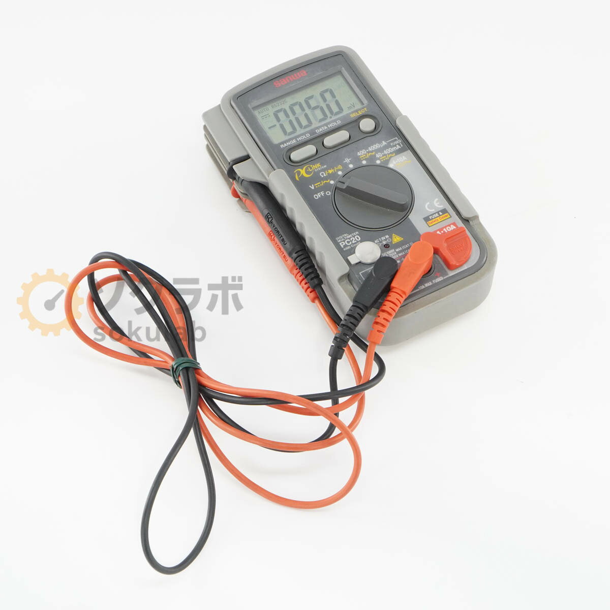 【中古】[DW]8日保証 sanwa PC20 DMM DIGITAL MULTIMETER 三和電気計器 デジタルマ...