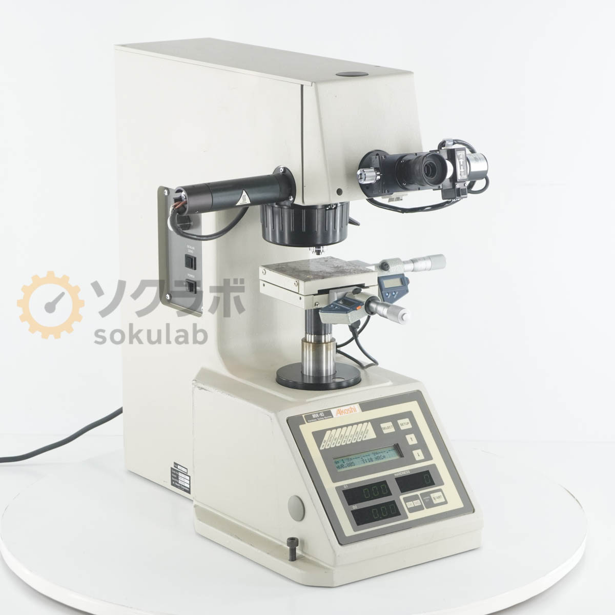 【中古】[JB]保証なし Akashi MVK-H3 810-120 Hardness Testing Machine アカシ 明石製作所 マイクロビッカース硬度計 硬さ試験機 [08722-0071]