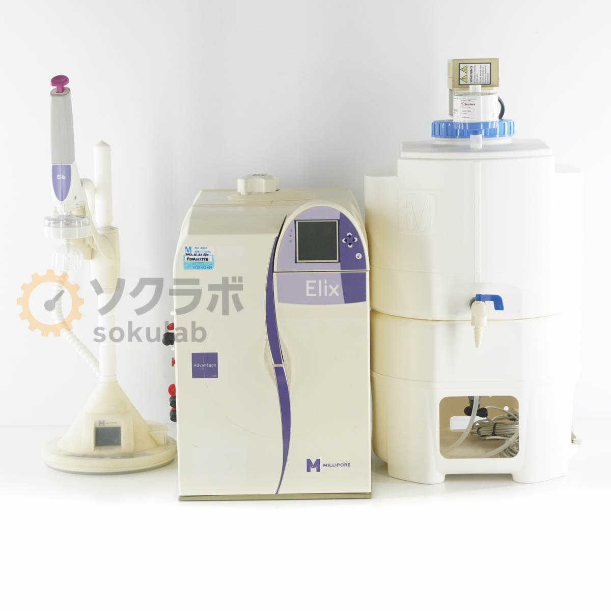 【中古】[JB]保証なし MILLIPORE Elix Advantage 3 ZRXV003T0 ミリポア 純水製造装...
