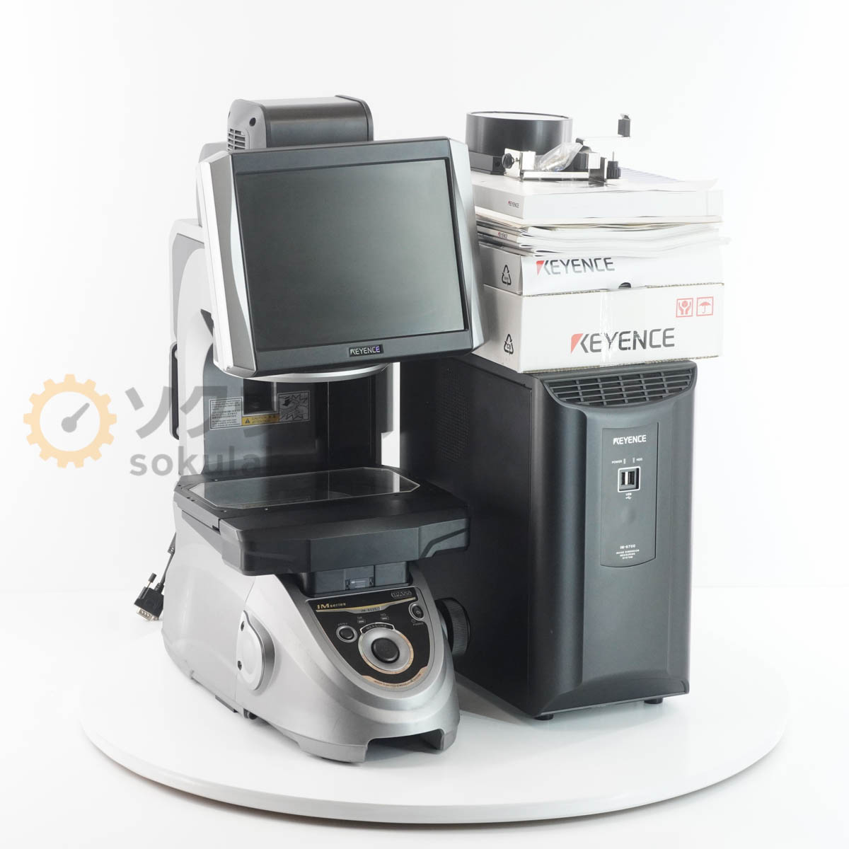 【中古】[DW]8日保証 動作確認済 KEYENCE IM-6225 IM-6700 IMAGE DIMENSION MEASURING SYSTEM キーエンス 画像寸法測定器 [08846-0001]