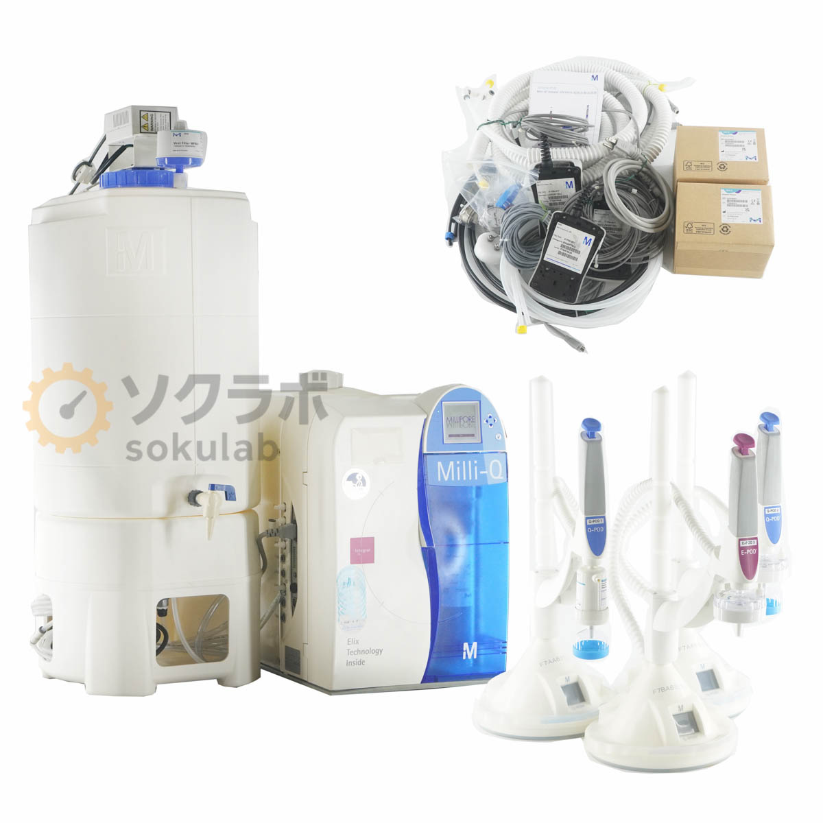 型番補足：ZRXQ010T0 シリーズ・商品・ブランド名：Merck メルク 付属品：電源コード 取扱説明書モジュール：60 L PE Tank Q-POD E-POD【保証あり】開発機関や研究所等から動作品として入荷いたしました。 当店では校正は行なっておりませんので、校正期限内レベルの精度・確度を保証するものではございません。 あくまでも中古品としてご理解の上、ご購入ください。 詳細は写真にてご確認ください。【当商品について】付属品等のセット内容詳細は写真からご確認をお願いいたします。【外観・動作・補足コメント】やや傷や汚れがあります。【サイズ】高さ155.00cm×幅100.00cm×奥行65.00cm　重さ約0.00kg【サイズ補足】