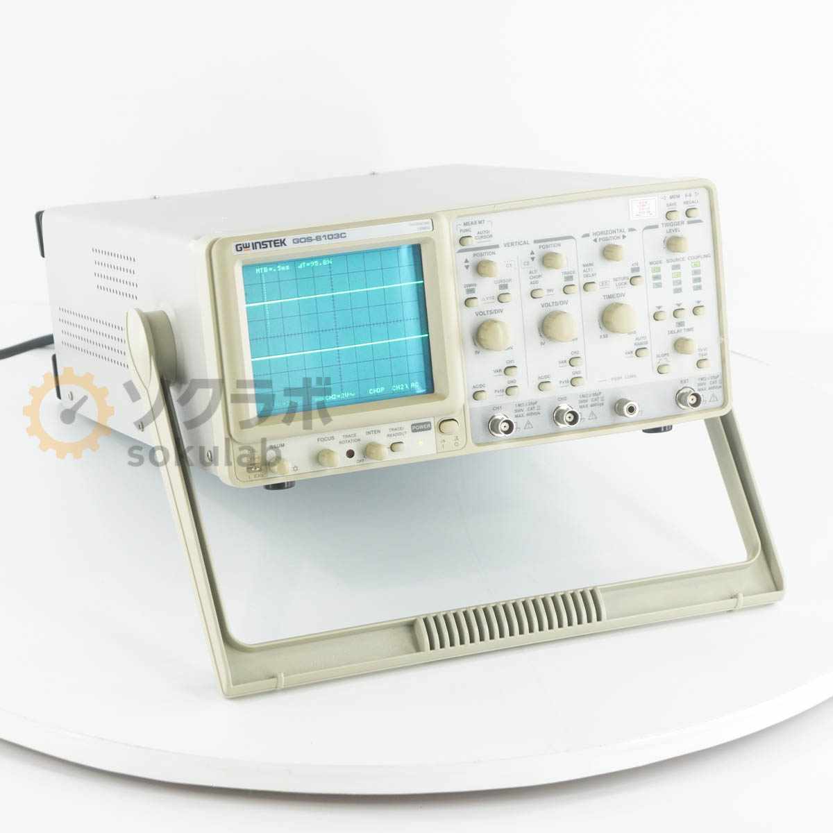シリアル番号：RM180097 校正保証：10/2025CAL 仕様：100MHz【保証あり】開発機関や研究所等から動作品として入荷いたしました。 当店では校正は行なっておりませんので、校正期限内レベルの精度・確度を保証するものではございません。 あくまでも中古品としてご理解の上、ご購入ください。 詳細は写真にてご確認ください。【当商品について】100MHz【外観・動作・補足コメント】傷や汚れがあります。入荷元によりますと、「2025年10月」に校正実施されております。波形が表示されることを確認いたしました。電源コードは付属いたしません。【サイズ】高さ18.00cm×幅36.00cm×奥行45.00cm　重さ約8.00kg【サイズ補足】