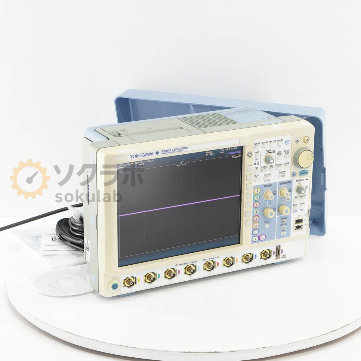型番補足：-D-HJ/B5/M2/P8/C1/C8/E1 シリアル番号：91N104802 シリーズ・商品・ブランド名：MSO DLM4000 仕様：500MHz 2.5GS/s 付属品：電源コード ソフトウェア【保証なし】全ての機能が動作するか等の詳細な状態が分かりかねるため現状販売とさせていただきます。 通電した場合は、通電した状態の写真を掲載しておりますので写真にてご確認ください。 現状での販売となりますので、記載の有無に関わらず保証は一切おつけ出来ませんのでご了承ください。 詳細は写真にてご確認ください。【当商品について】500MHz 2.5GS/s MODEL：DLM4058 SUFFIX：-D-HJ/B5/M2/P8/C1/C8/E1【外観・動作・補足コメント】やや傷や汚れがあります。入荷元によりますと「ファイル保存ができない」とのことです。波形が表示されることを確認いたしました。その他当店では詳細な動作は未確認です。【サイズ】高さ28.00cm×幅45.00cm×奥行30.00cm　重さ約9.00kg【サイズ補足】