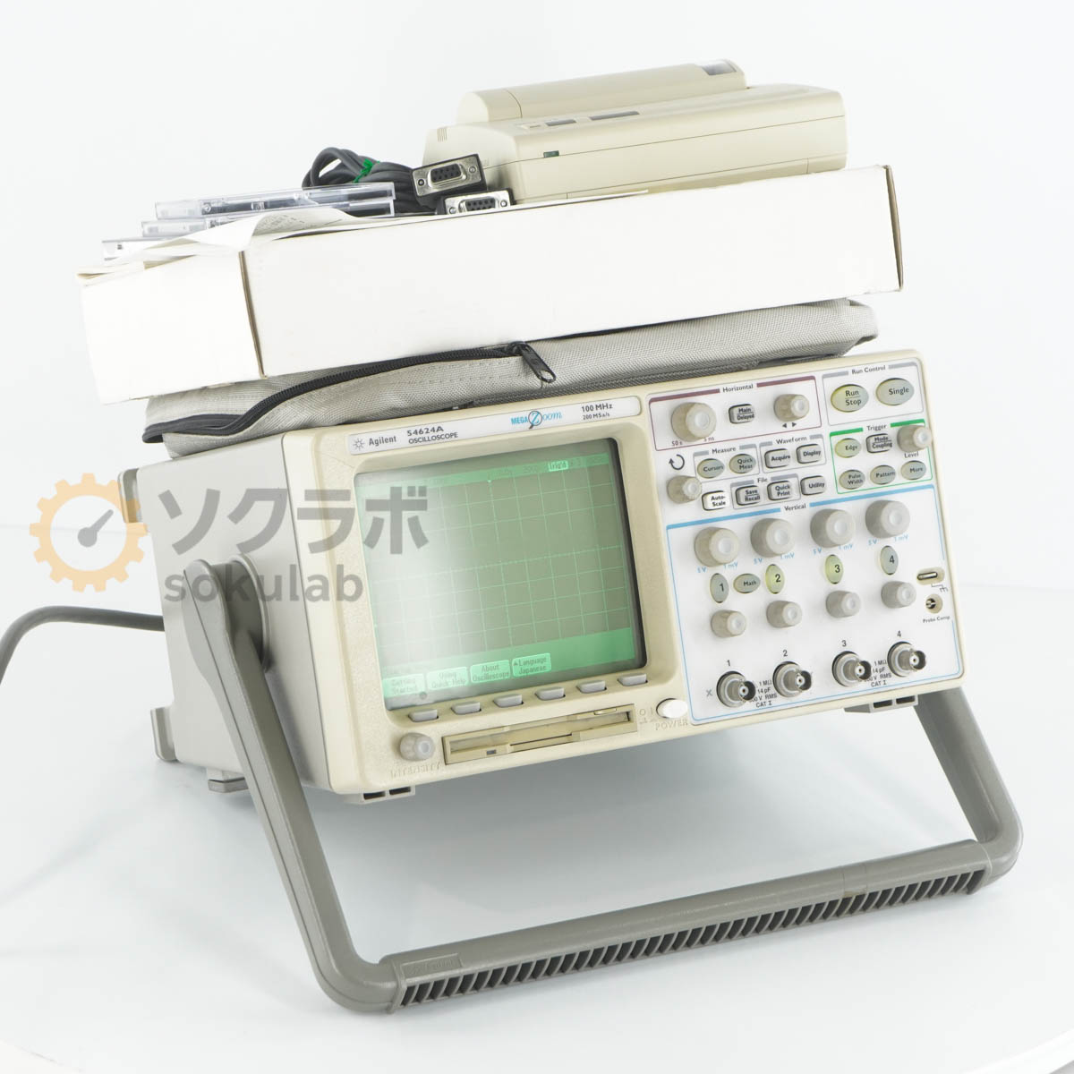 仕様：100MHz 200MSa/s 付属品：電源コードモジュール：DPU-414【保証なし】全ての機能が動作するか等の詳細な状態が分かりかねるため現状販売とさせていただきます。 通電した場合は、通電した状態の写真を掲載しておりますので写真にてご確認ください。 現状での販売となりますので、記載の有無に関わらず保証は一切おつけ出来ませんのでご了承ください。 詳細は写真にてご確認ください。【当商品について】100MHz 200MSa/s 付属品等のセット内容詳細は写真からご確認をお願いいたします。【外観・動作・補足コメント】傷や汚れがあります。正常な波形が確認できませんでした。その他当店では詳細な動作は未確認です。【サイズ】高さ27.00cm×幅37.00cm×奥行37.00cm　重さ約9.00kg【サイズ補足】