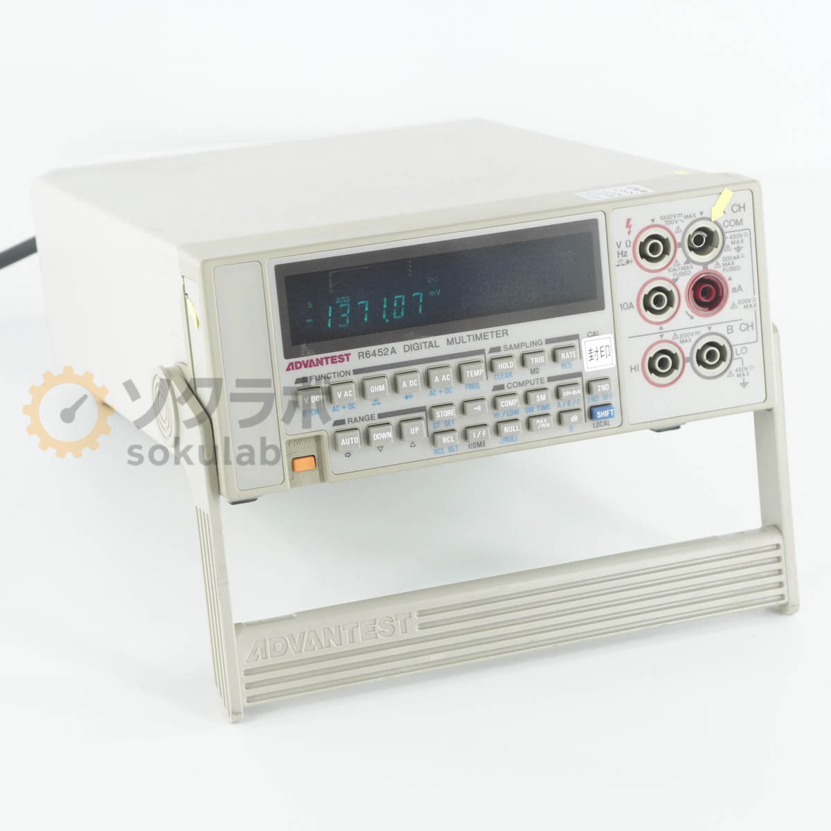 型番補足：DMMモジュール：R13220【保証なし】全ての機能が動作するか等の詳細な状態が分かりかねるため現状販売とさせていただきます。 通電した場合は、通電した状態の写真を掲載しておりますので写真にてご確認ください。 現状での販売となりますので、記載の有無に関わらず保証は一切おつけ出来ませんのでご了承ください。 詳細は写真にてご確認ください。【当商品について】商品内容詳細は写真からご確認をお願いいたします。【外観・動作・補足コメント】傷や汚れがあります。正面の端子のプラスチック部が破損しております。本体外装に破損が複数あります。正面のカバーが外れる状態です。背面のフレームが欠損しております。当店では詳細な動作は未確認です。電源コードは付属いたしません。【サイズ】高さ10.00cm×幅22.00cm×奥行29.00cm　重さ約3.00kg【サイズ補足】