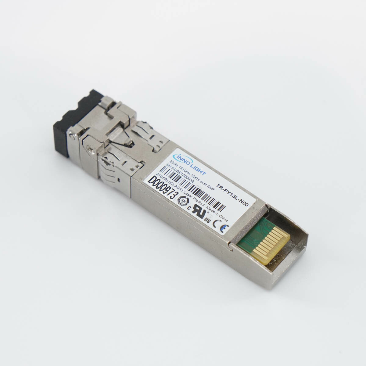 【中古】[PG]8日保証 2台入荷 INNO LIGHT TR-PY13L-N00 Optical Transceiver SFPモジュール 25Gb 1310nm 10Km OVER SMF[SK03635-0043] 2