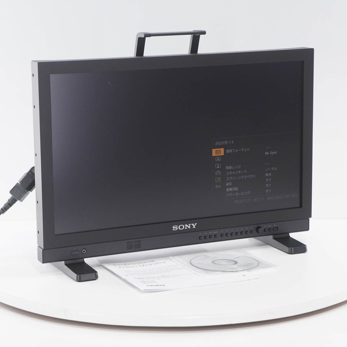 【中古】[PG]8日保証 SONY LMD-A220 PROFESSIONAL VIDEO MONITOR プロフェッショナルモニター 21.5型 21.5インチ HDMI 1920×1080...[ST03351-0060]