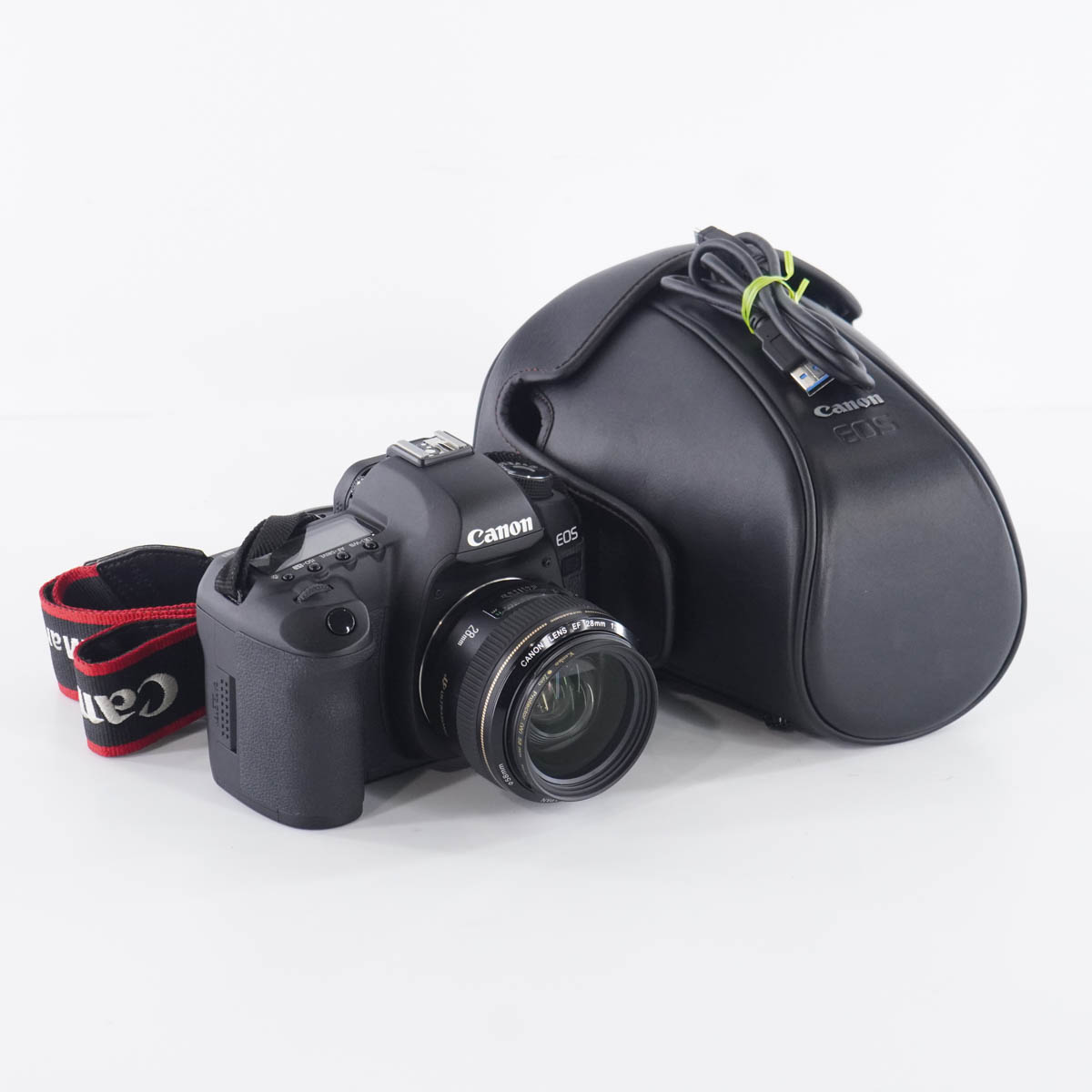 【中古】[PG]8日保証 CANON DS126201 EOS 5D MarkII デジタル一眼レフカメラ レンズ ボディ 28mm [ST04326-0075]