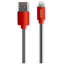 nismo(ニスモ/ニッサン) 【COLOR RED】NISMO CHARGE & SYNC USB CABLE FOR IPHONE レッド NMUJ-LP1/RD