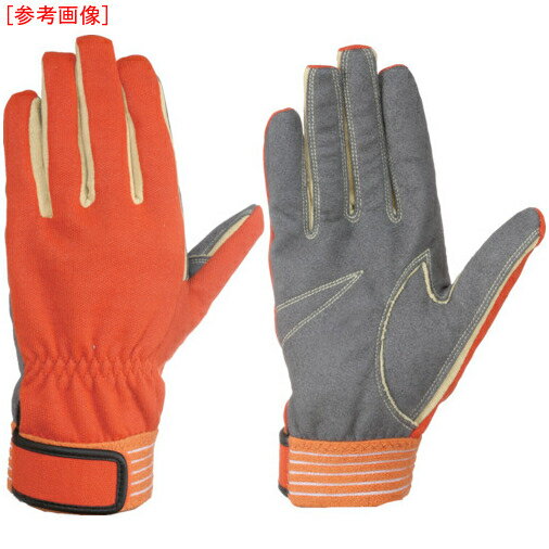 トラスコ中山 シモン　災害活動用保護手袋（アラミド繊維手袋）　KG−120オレンジ KG120LL