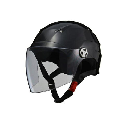 その他 リード工業 SERIO 開閉シールド付きハーフヘルメット ブラック LLサイズ RE-41 CMLF-1230777