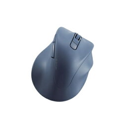 エレコム Bluetoothマウス 静音 ワイヤレス 無線 5ボタン 右手専用 抗菌 Lサイズ EX-G ブルー M-XGL30BBSKBU