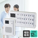 エルパ 業務用ワイヤレスチャイム 増設専用 12ch受信器 | 壁かけ型 持運び型 | 電池: あり なし |