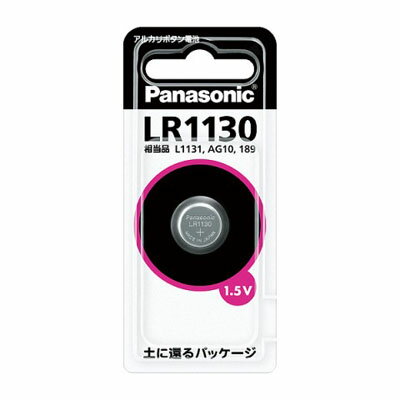 パナソニック アルカリボタン電池 1個 LR1130 LR1130P