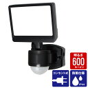 エルパ 防犯ライト ACコンセント式 1灯 600ルーメン ESL-SS421AC