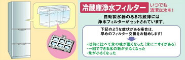 ELPA シャープ冷蔵庫用 製氷機浄水フィルター/201337-0070H／綺麗な水で綺麗な氷を