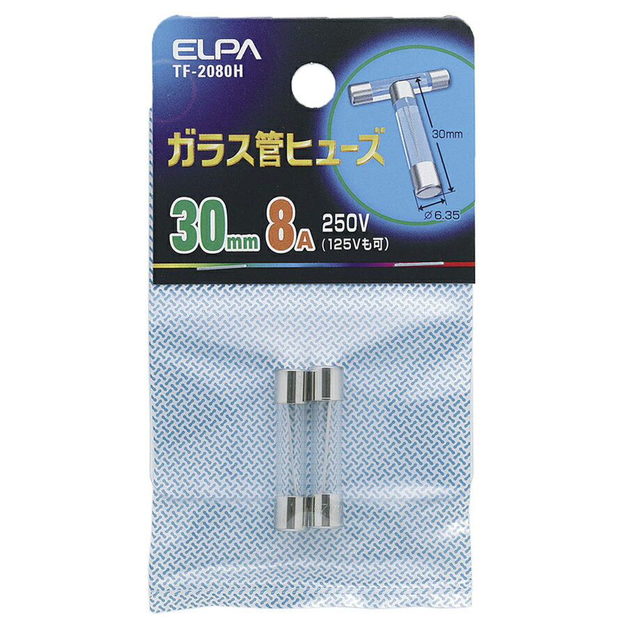 ����� ���饹�ɥҥ塼�� 30mm 2���� 250V 8A TF-2080H