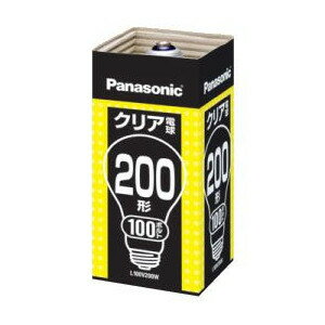 パナソニッククリアランプ E26口金L100V200W