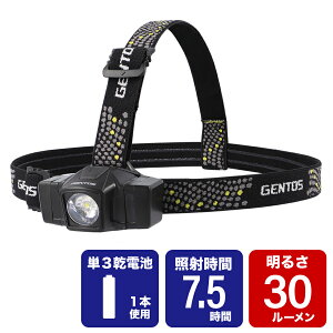 ジェントス コンパクトヘッドライト102D GD-102D