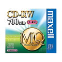 【店内全品P5倍 24日20時から】日立マクセル データ用 CD-RW 700MB 4倍速対応 1枚 5mmケース入 CDRW80MQ.S1P