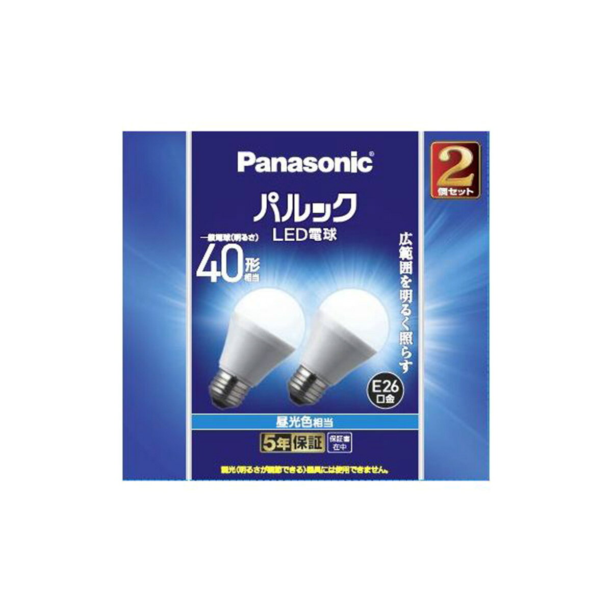 乐天商城 - パナソニック LEDベーシック40昼光2P LDA4DGK42T