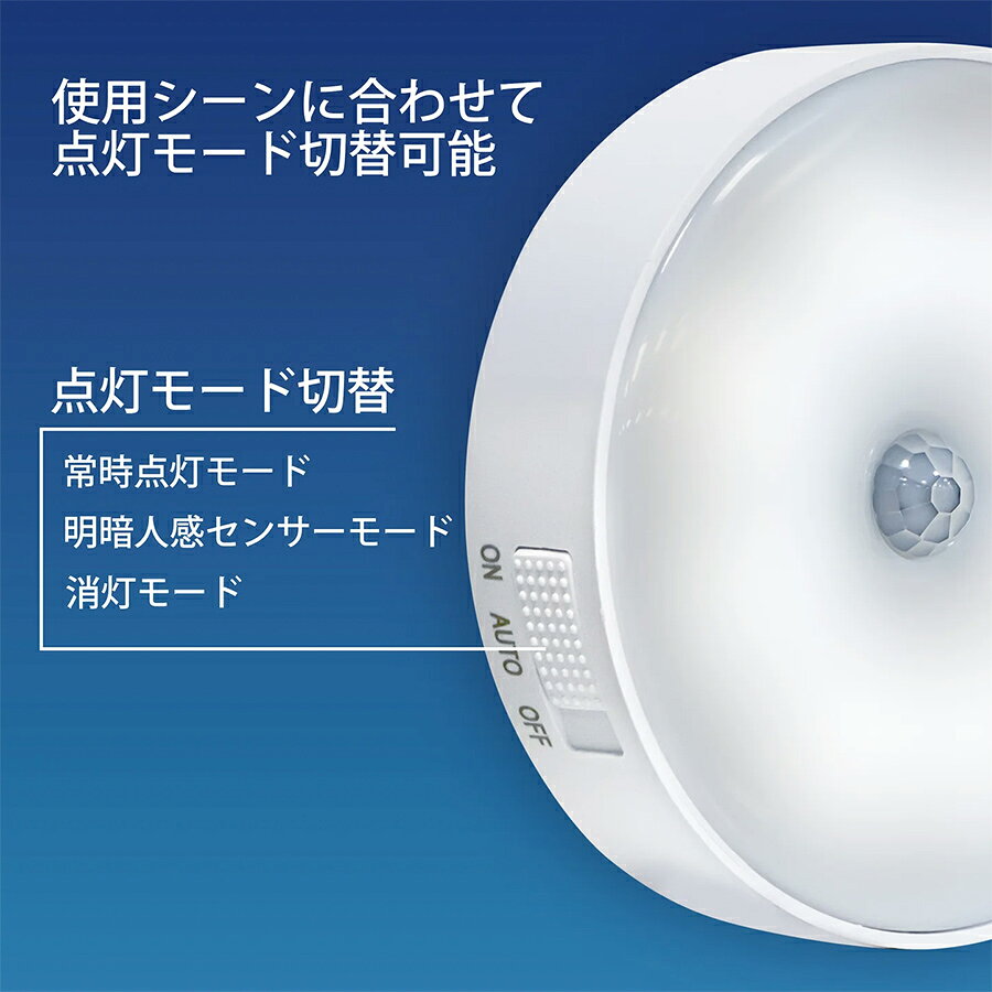 YSN 丸型ナイトライト昼光 HX10LT-005WH