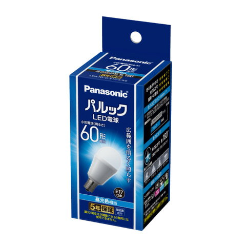 Rakuten - パナソニック LED電球E17広配光ベーシック60形 LDA7DGE17SK6
