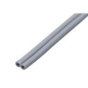 エルパ 平形ビニールコード 一般配線用 2m 12A グレー VFF-2LH (GY)