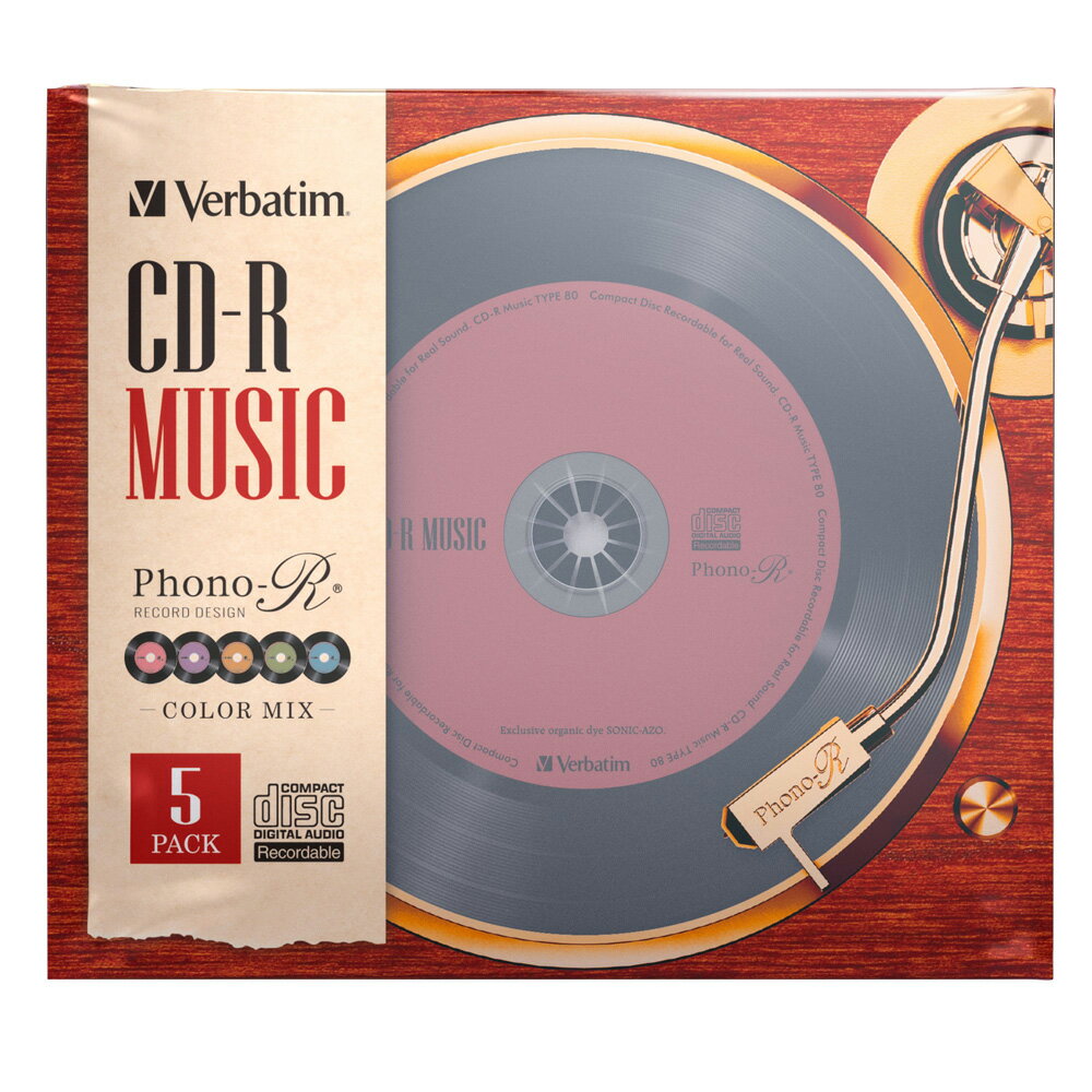 三菱化学 音楽用CD－R5P AR80FHX5V7