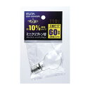 エルパ ミニクリプトン球 60W E17 ホワイト GKP-H54H (W)