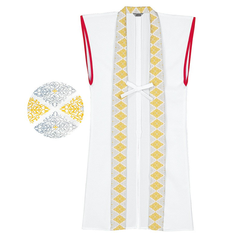 ロング陣羽織 単衣 大人用 金襴 時代劇 時代祭り 武者行列 大名行列 戦国武将