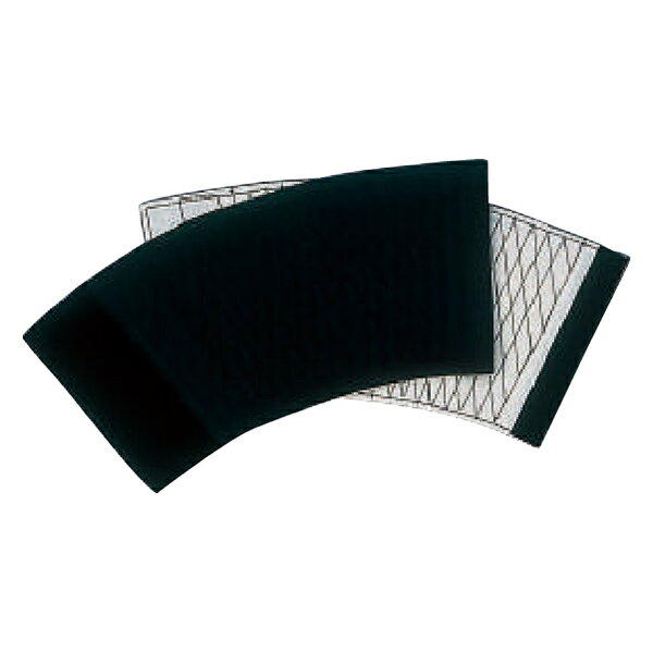 カラー半手甲 黒 マジックテープ式 お祭り用品 大祭 祭禮 イベント 夏祭り 秋祭り まつり 小物 てっこう