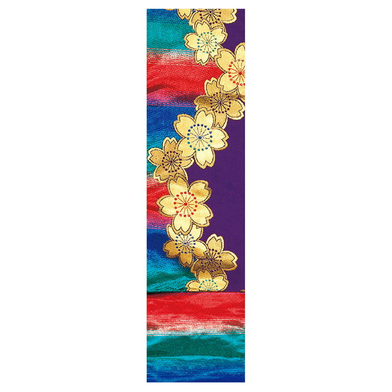 金襴4寸両面帯 芯入り 舞踊 民踊 日本舞踊 新舞踊 盆踊り 舞台 おどり 半幅帯 お揃い帯 ゆかた 着物 おび