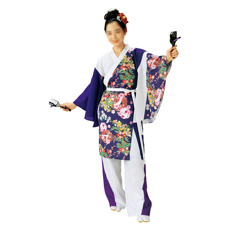 よさこい 衣装 コスチューム 上衣 ポリエステル100% YOSAKOI ソーラン 祭り ダンス 舞踊 踊り 舞台 ステージ レディース