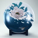 敬老の日 九谷焼 米寿 プレゼント 金婚式 10号飾皿 牡丹図【陶器 法人ギフト 新築祝い 引越祝い 退職祝 結婚祝い 贈り物 ペア 夫婦 誕生日 退職祝い プ...