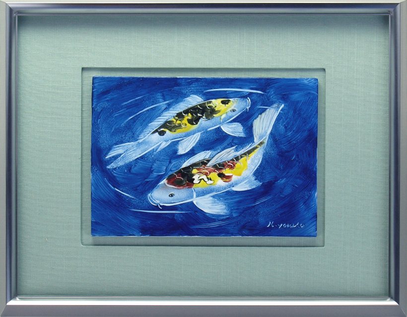 敬老の日 九谷焼 米寿 プレゼント 金婚式 陶額 鯉【陶器 法人ギフト 新築祝い 引越祝い 退職祝 結婚祝い 贈り物 ペア 夫婦 誕生日 退職祝い プレゼント 男性 古希 喜寿 祝い 】(3)