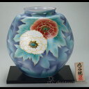 【送料無料】 花瓶 紅白牡丹 10号 花台付 / ガラス フラワーベース 花器 一輪挿し おすすめ 周年 創立 上場 竣工 開店 事務所移転 開業 プレゼント ...