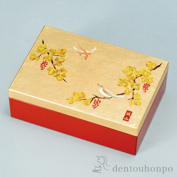 【LINE登録で300円クーポン】 アクセサリーBOX 金華 ( 名入れ有料 アクセサリー入れ 収納ボックス ケース BOX 宝物 山中漆器 結婚 出産 内祝い...