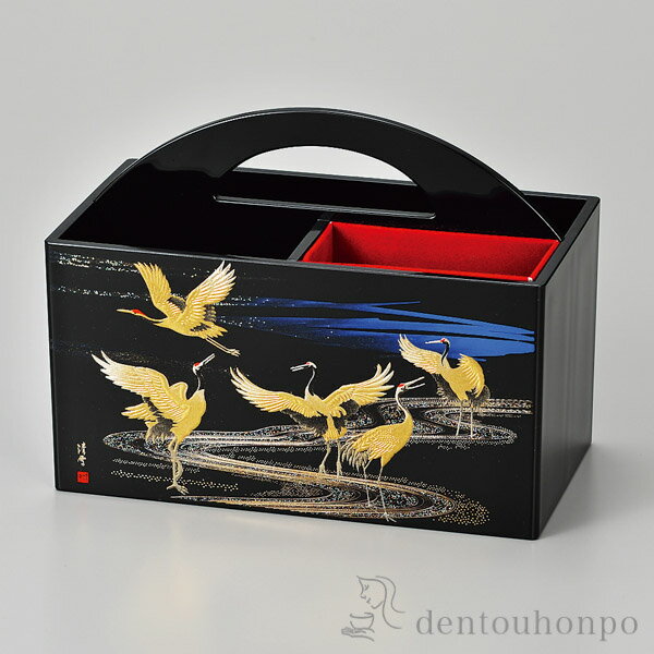 【LINE登録で300円クーポン】 リモコンBOX 雅鶴 ( 名入れ有料 アクセサリー入れ 収納ボックス ケース BOX 宝物 山中漆器 結婚 出産 内祝い 引...