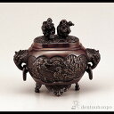 【LINE登録で300円クーポン】 銅製 小判型七福神小恵比須大黒蓋 ( お香 線香 リラックス 仏具 人気 高岡銅器 周年 創立 上場 竣工 上場 竣工 開店...