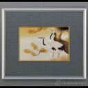 【LINE登録で300円クーポン】 パネル 夫婦鶴 ( プレート名入れ有料 額縁 飾り フレーム 人気 おすすめ 高岡銅器 周年 創立 上場 竣工 誕生日プレゼ...